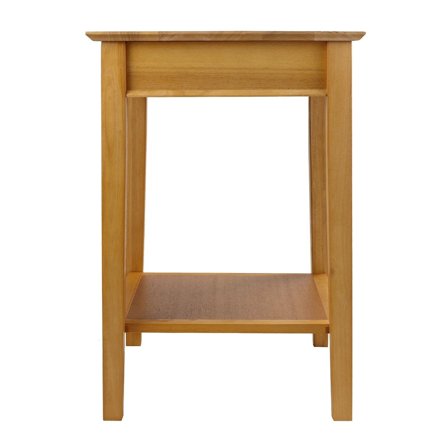Modular Wooden Printer Stand with Drawer and Bottom Shelf in Honey - Tampa Home & Garden Store
