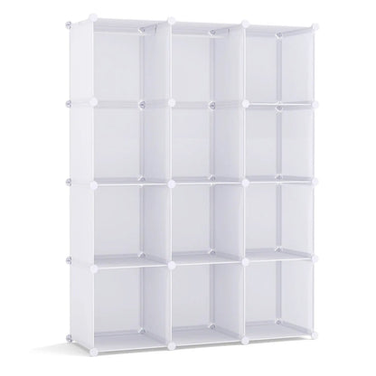 Modular Kids Wardrobe With 10 Cubes and Rod