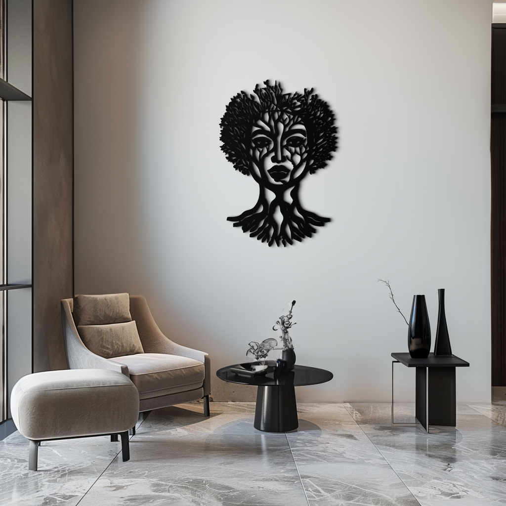 Monstera Leaf Trio Metal Wall Art – Modern Botanical Black Wall Decor- KAF554 - Tampa Home & Garden Store