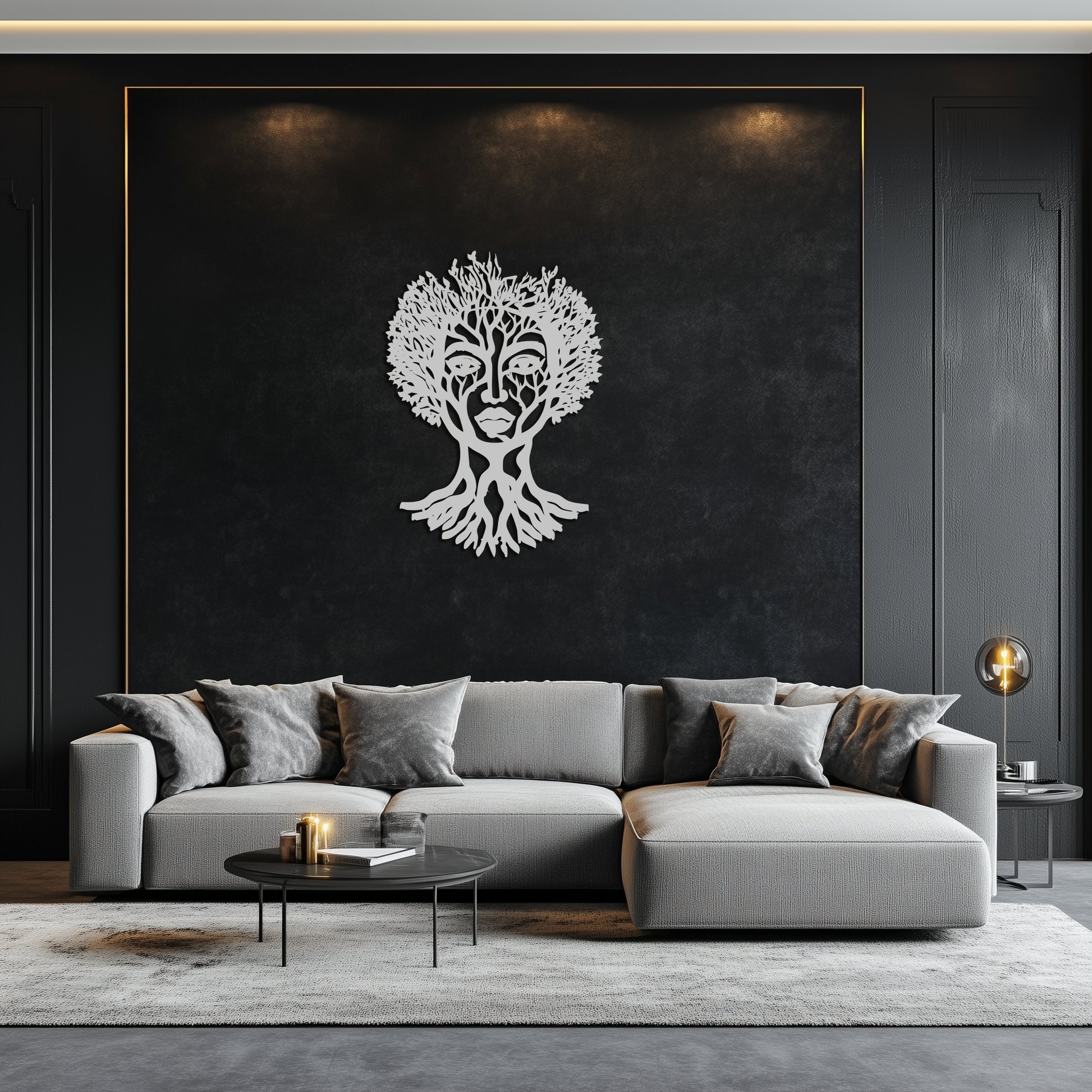 Monstera Leaf Trio Metal Wall Art – Modern Botanical Black Wall Decor- KAF554 - Tampa Home & Garden Store