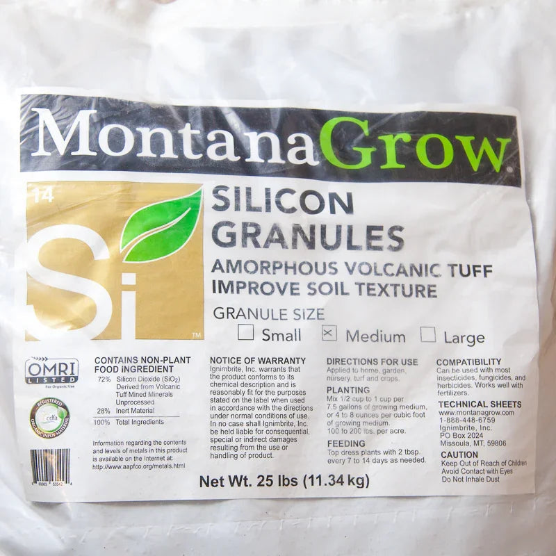 MontanaGrow Organic Granular Silicon (25 lb) - Tampa Home & Garden Store