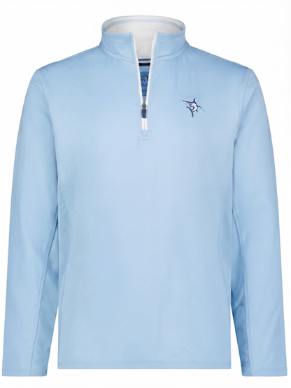 White Montauk Quarter Zip and Comfort Pullover