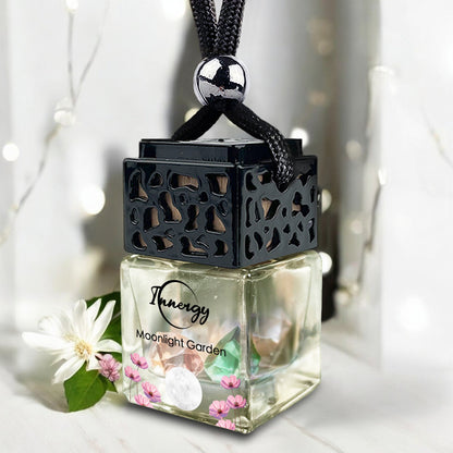 Moonlight Garden Crystal-Enhanced Oil Diffuser, Car Air Freshener, 8ml - Tampa Home & Garden Store