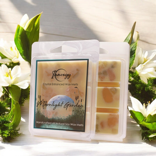 Moonlight Garden Crystal-Enhanced Premium Coconut-Soy Wax Melts - Tampa Home & Garden Store