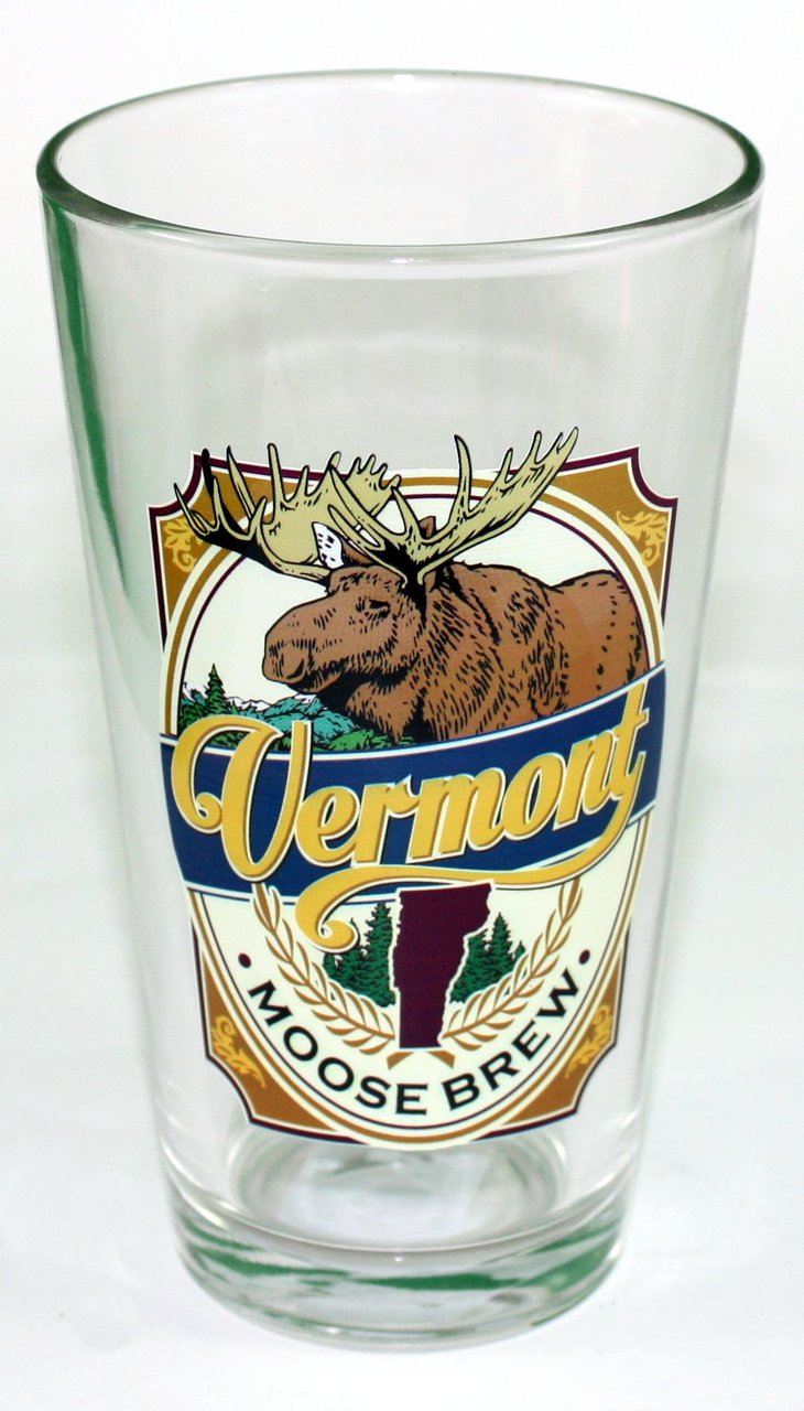Moose Brew Pint Glass - Tampa Home & Garden Store