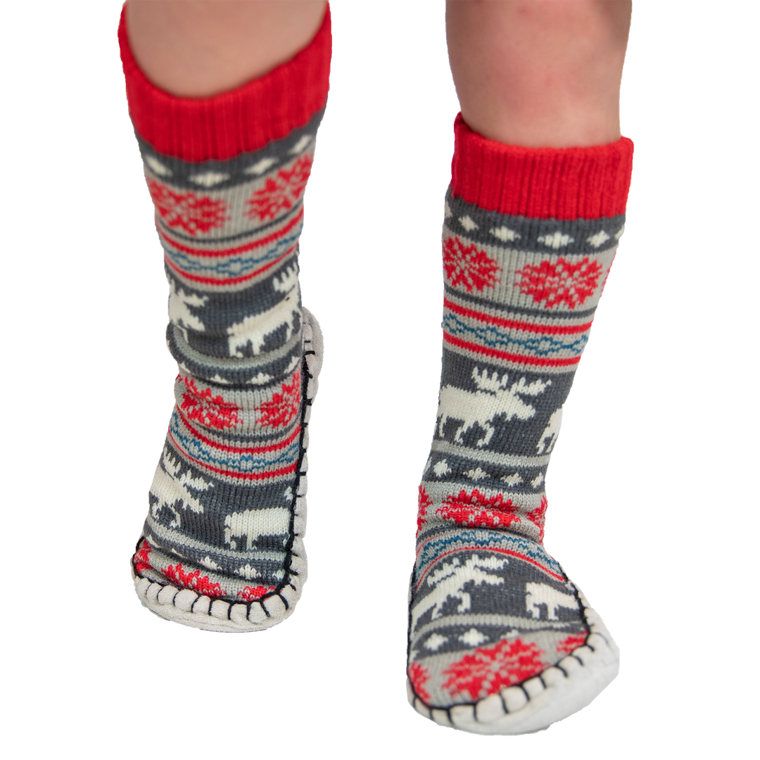 Moose Fair Isle Kids Mukluk - Tampa Home & Garden Store