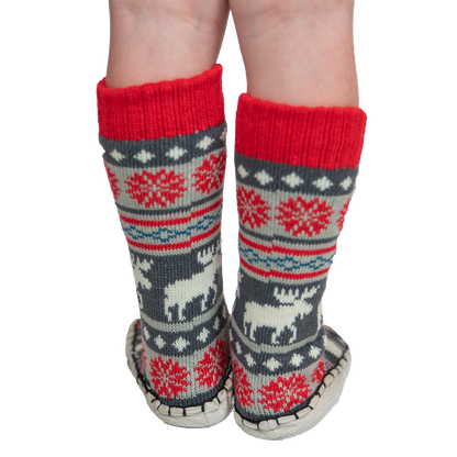 Moose Fair Isle Kids Mukluk - Tampa Home & Garden Store
