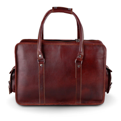 Morgan Leather Briefcase - Tampa Home & Garden Store