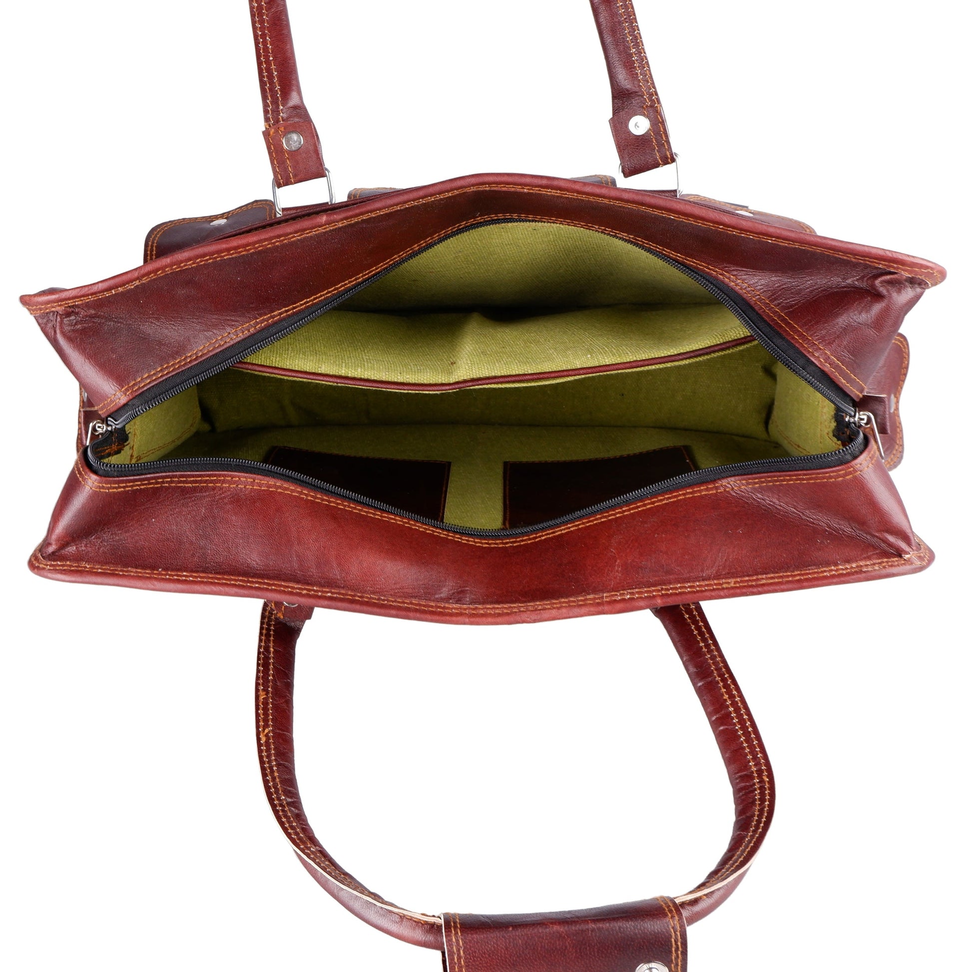 Morgan Leather Briefcase - Tampa Home & Garden Store