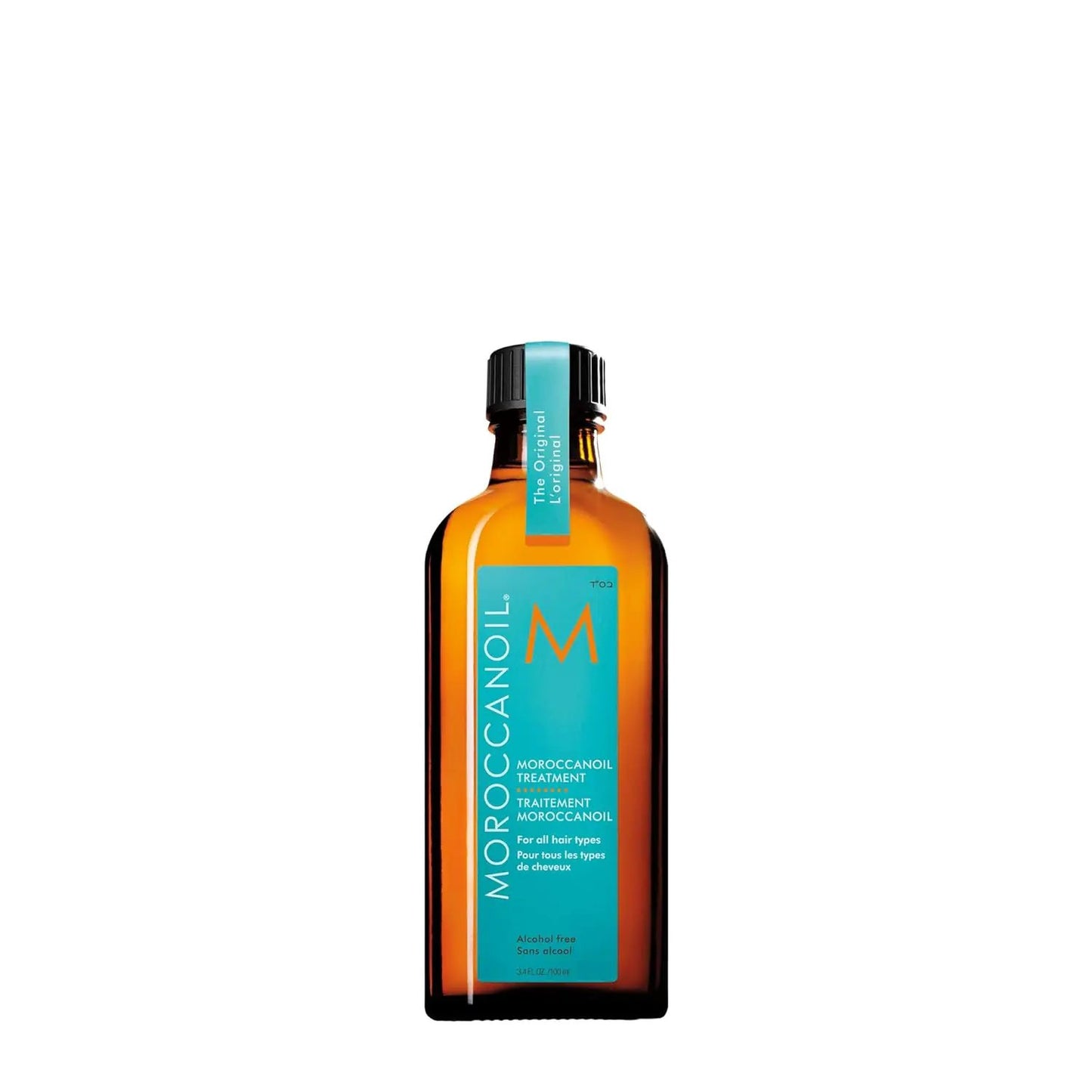 Moroccanoil Treatment Hair Oil bottle with turquoise label on amber glass by Nava Beauty on Tampa Home & Garden Store