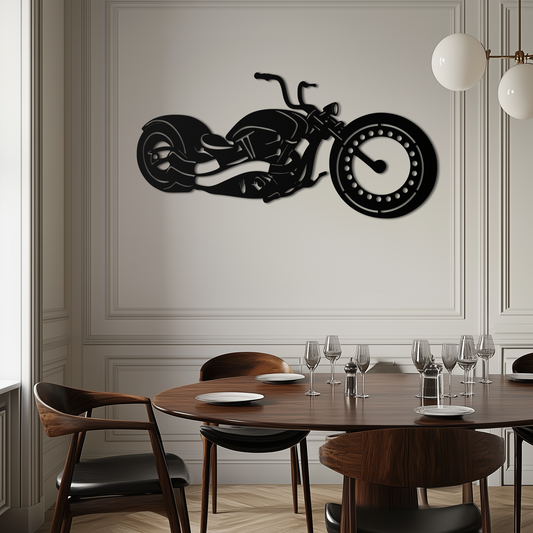 Motorcycle Metal Wall Art - Biker Decor for Garage & Man Cave- KAF172 - Tampa Home & Garden Store