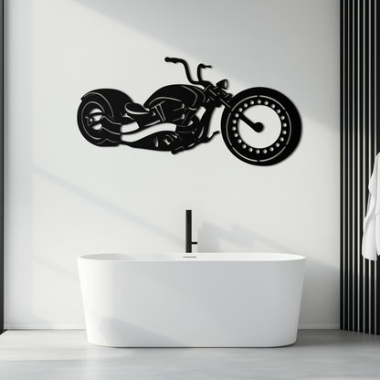 Motorcycle Metal Wall Art - Biker Decor for Garage & Man Cave- KAF172 - Tampa Home & Garden Store