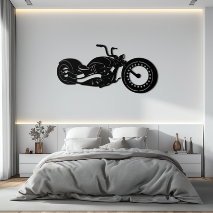 Motorcycle Metal Wall Art - Biker Decor for Garage & Man Cave- KAF172 - Tampa Home & Garden Store