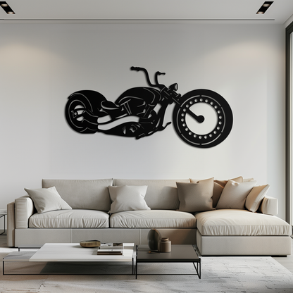 Motorcycle Metal Wall Art - Biker Decor for Garage & Man Cave- KAF172 - Tampa Home & Garden Store
