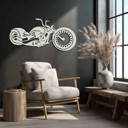 Motorcycle Metal Wall Art - Biker Decor for Garage & Man Cave- KAF172 - Tampa Home & Garden Store