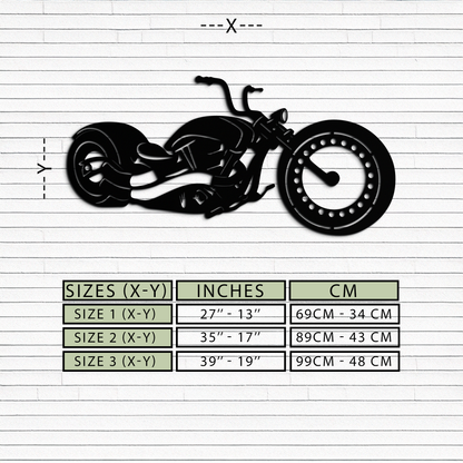 Motorcycle Metal Wall Art - Biker Decor for Garage & Man Cave- KAF172 - Tampa Home & Garden Store