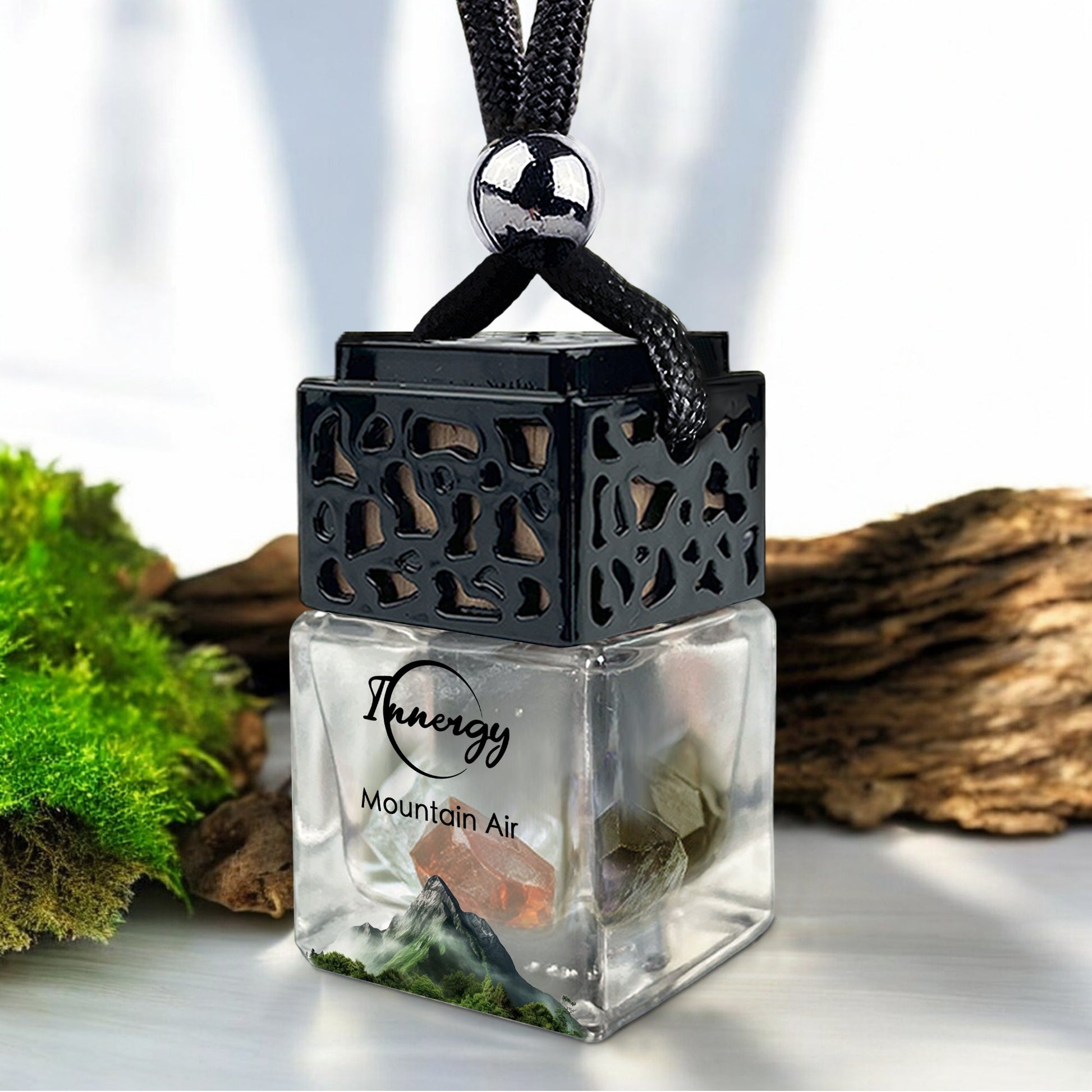 Mountain Air Crystal-Enhanced Oil Diffuser, Car Air Freshener, 8ml - Tampa Home & Garden Store