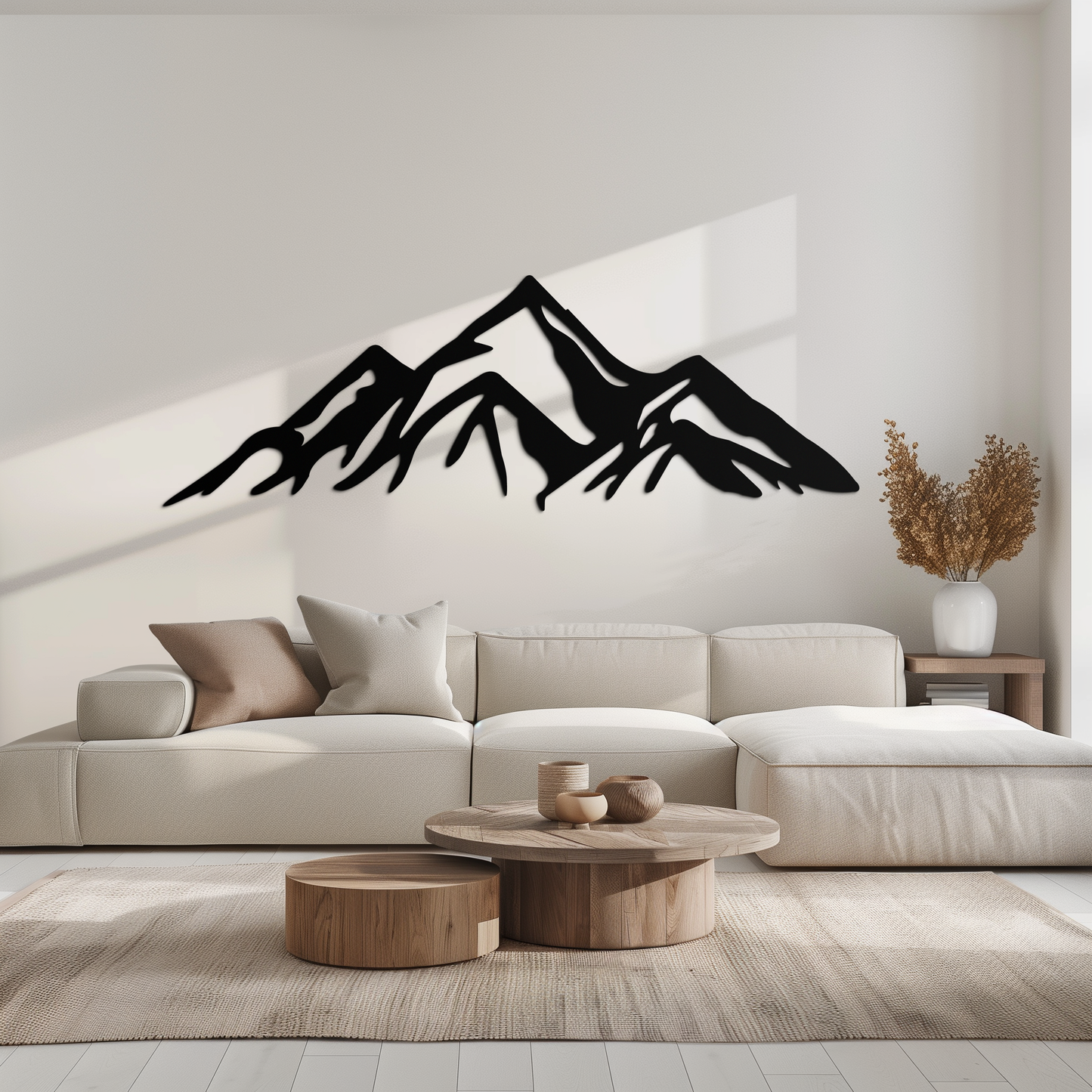 Mountain Metal Wall Art - Majestic Peak Silhouette Decor- KAF286 - Tampa Home & Garden Store