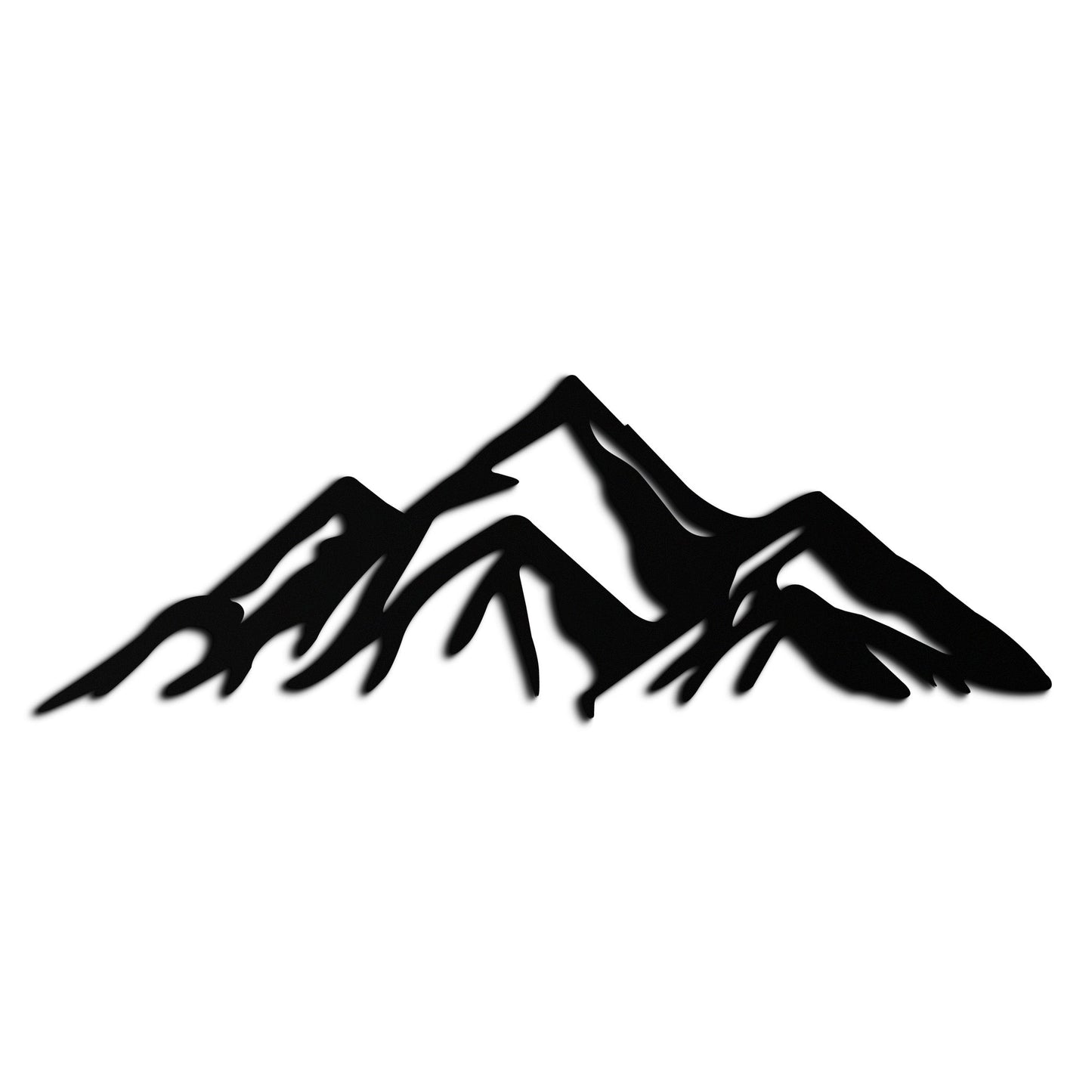 Mountain Metal Wall Art - Majestic Peak Silhouette Decor- KAF286 - Tampa Home & Garden Store