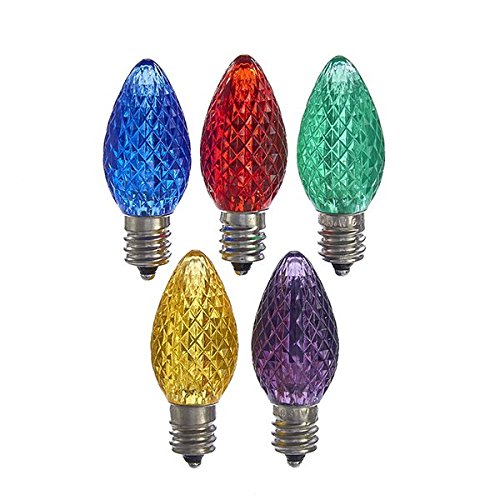 Multi C7 Led Bulbs 5 Piece - Tampa Home & Garden Store