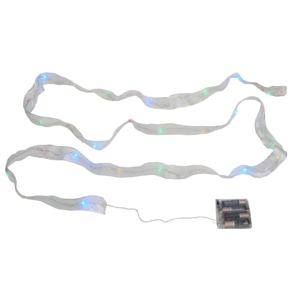 Multi-Color Iridescent LIghted 9 Foot Ribbon - Tampa Home & Garden Store