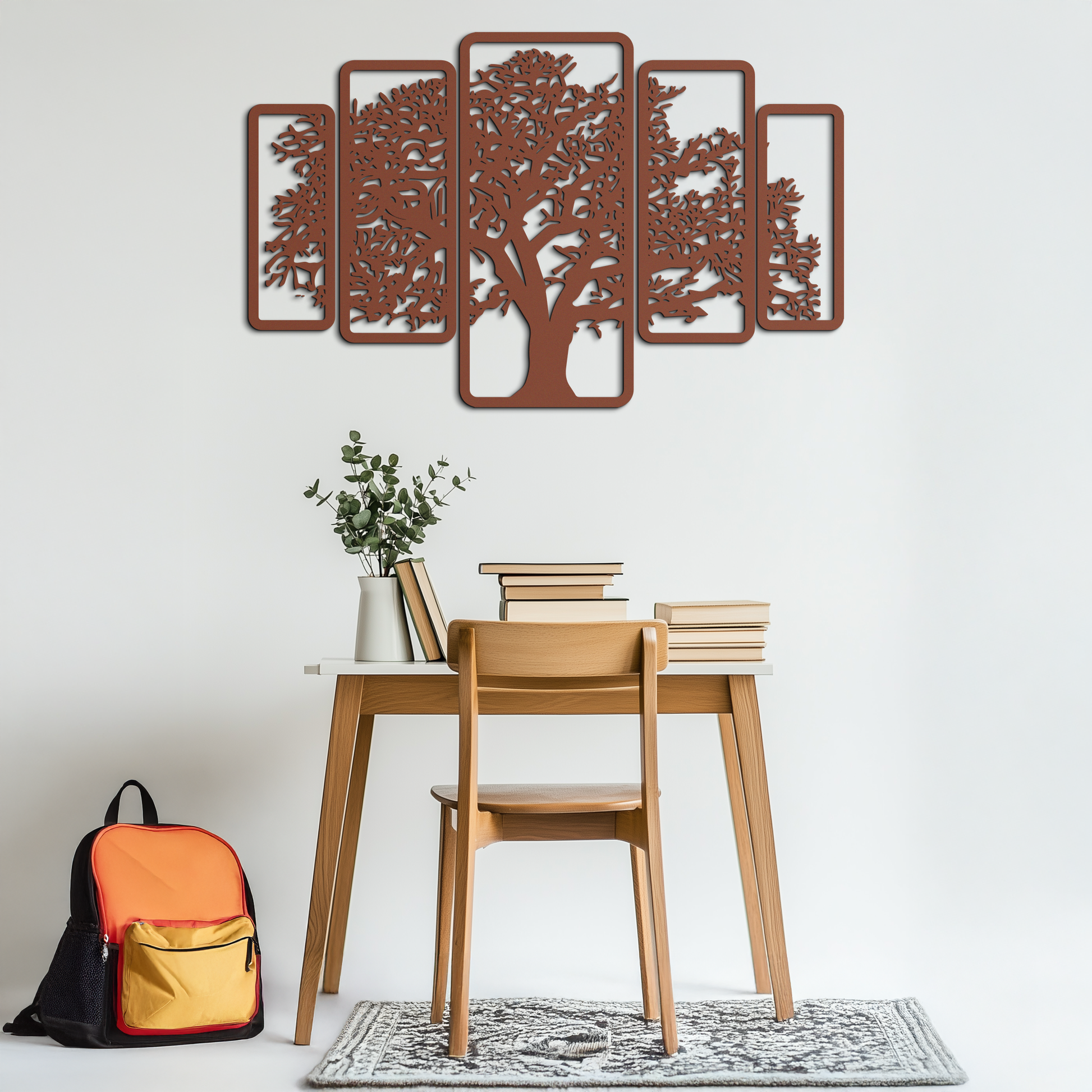 Multi-Panel Tree Metal Wall Art – Nature-Inspired Decor - KAF213 - Tampa Home & Garden Store