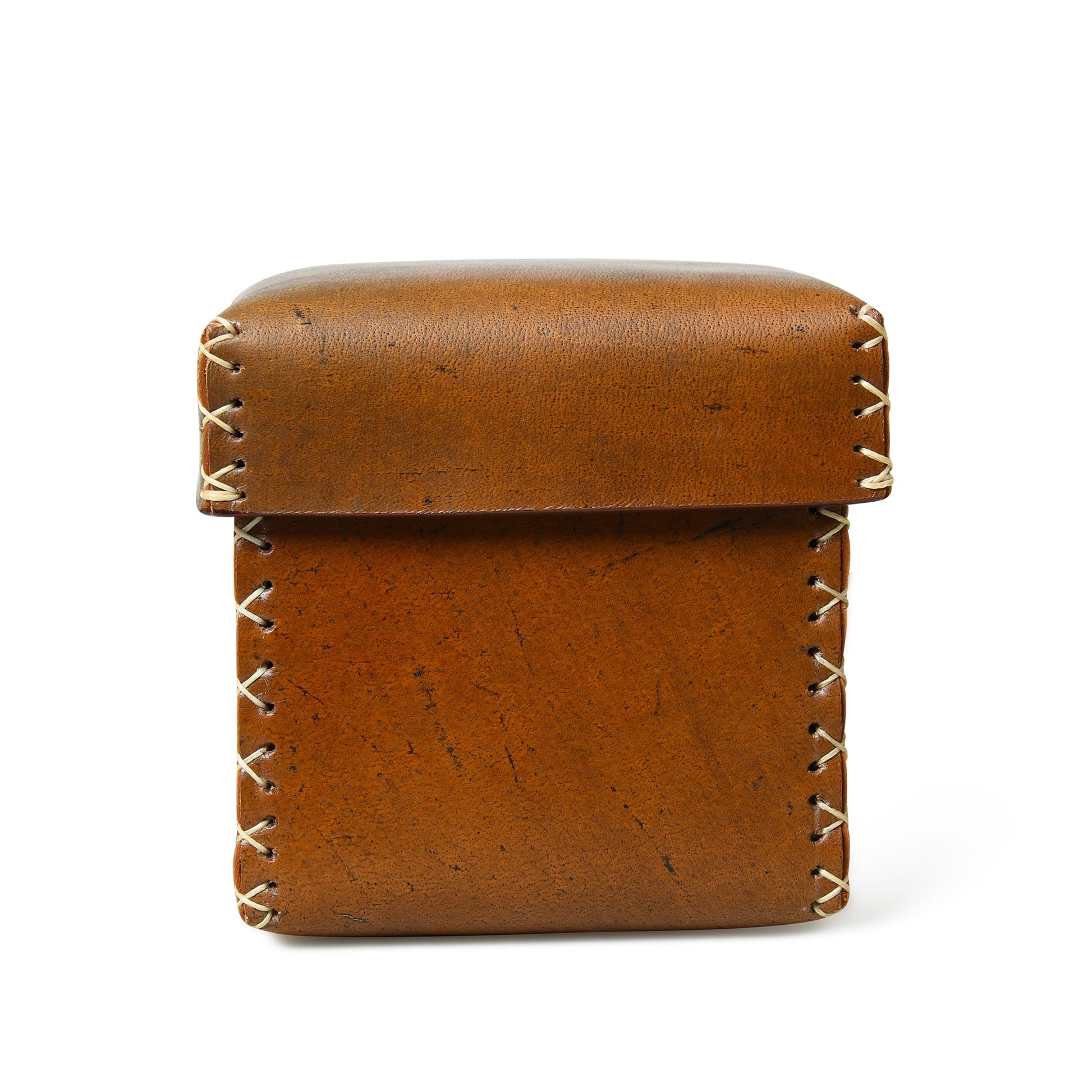 Multi Utility Leather Storage Box - Tampa Home & Garden Store
