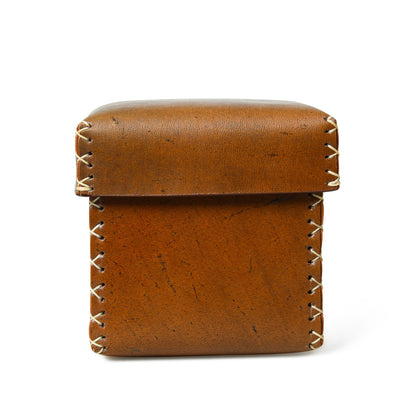 Multi Utility Leather Storage Box - Tampa Home & Garden Store