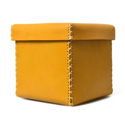 Multi Utility Leather Storage Box - Tampa Home & Garden Store