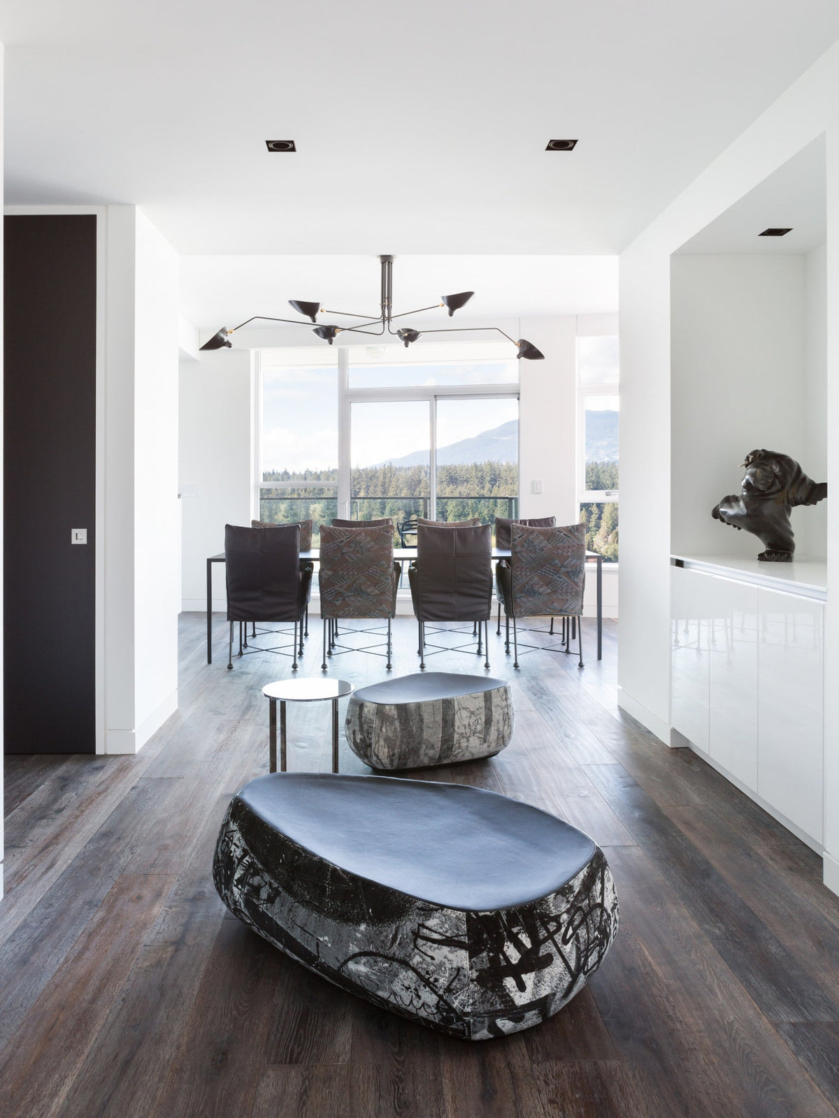 Moktan Sabai Arachnia 3-arm ceiling light with rotating reflectors, black finish on Tampa Home & Garden Store