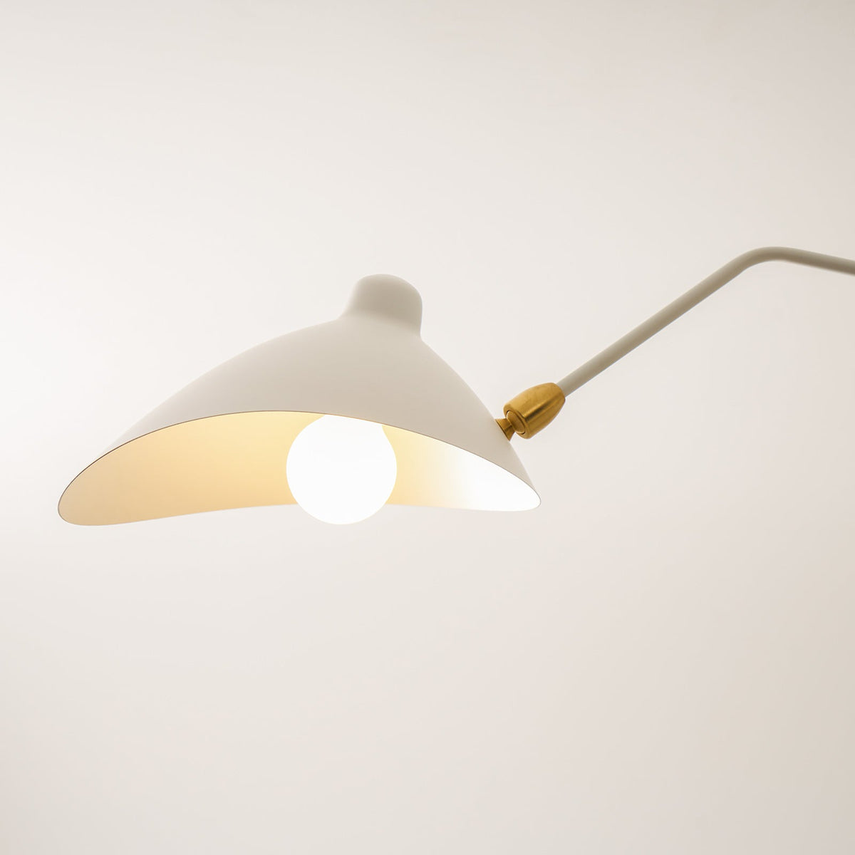 Arachnia 3-Arm hanging ceiling light white with brass joint Moktan Sabai on Tampa Home & Garden Store