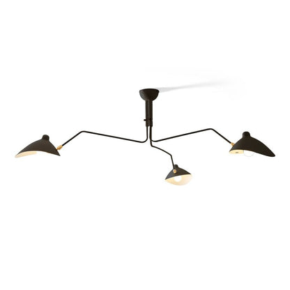 Arachnia 3 Arm Ceiling Light With Rotating Shades