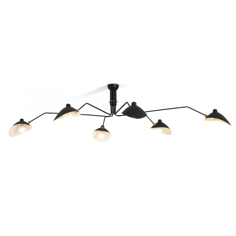 Arachnia 3-arm suspended ceiling light with rotating reflectors, black finish on Tampa Home & Garden Store