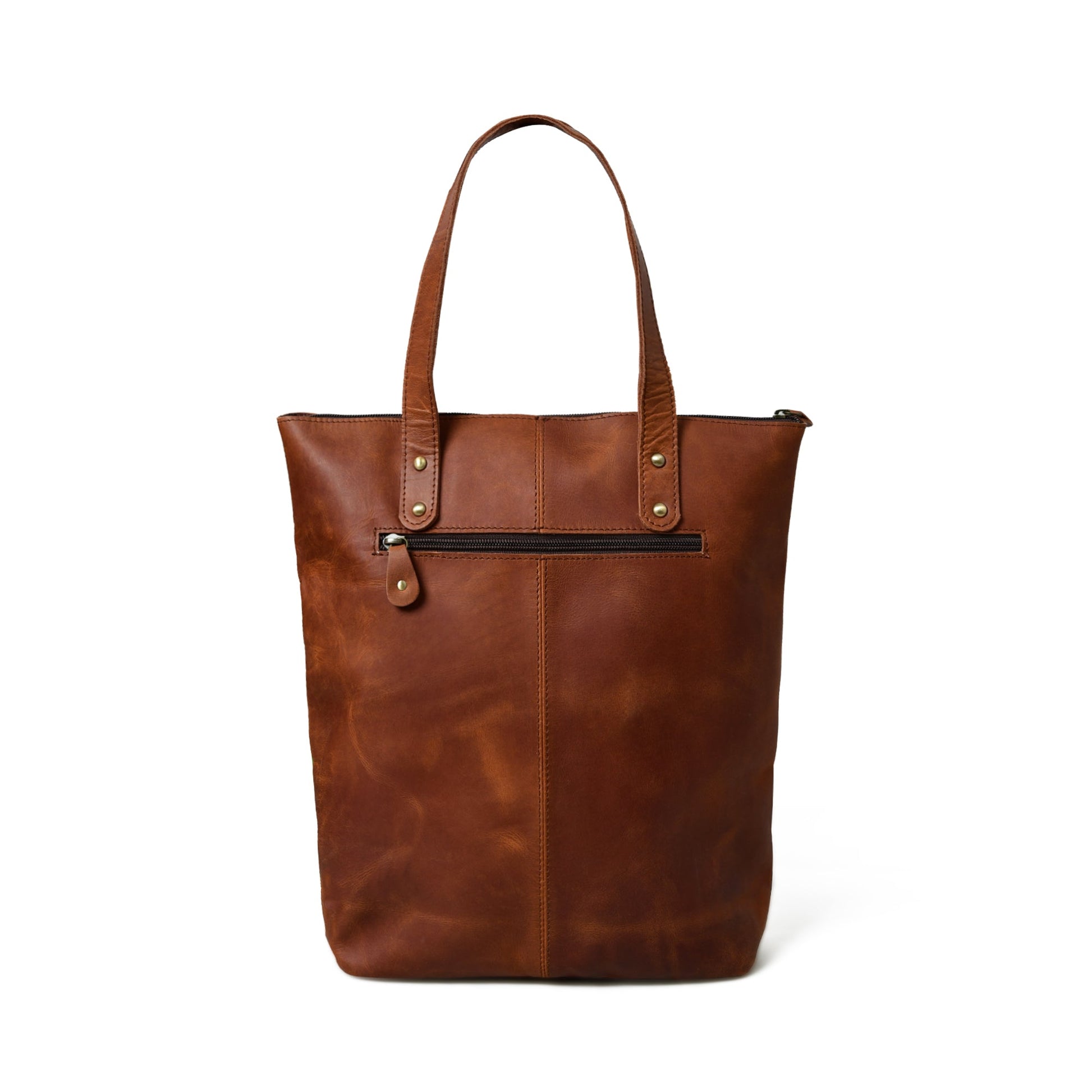 Multicoloured Leather Tote Bag - Tampa Home & Garden Store