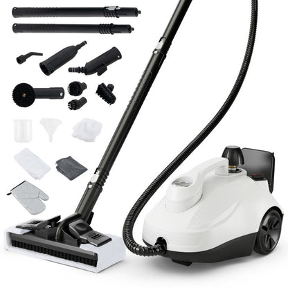 Limpiador a vapor multiusos de 1800 W con tanque de 1.8 L
