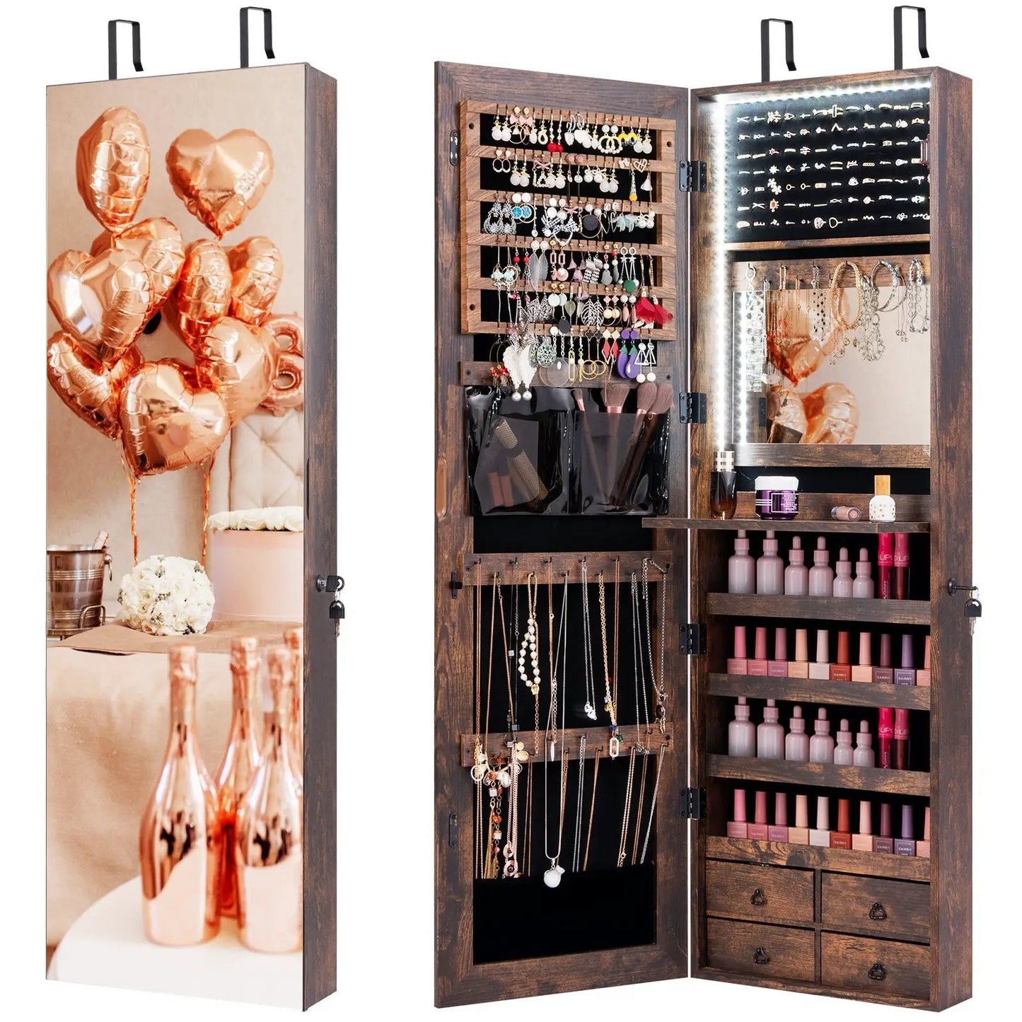 Multipurpose Storage Cabinet With 4 Drawers