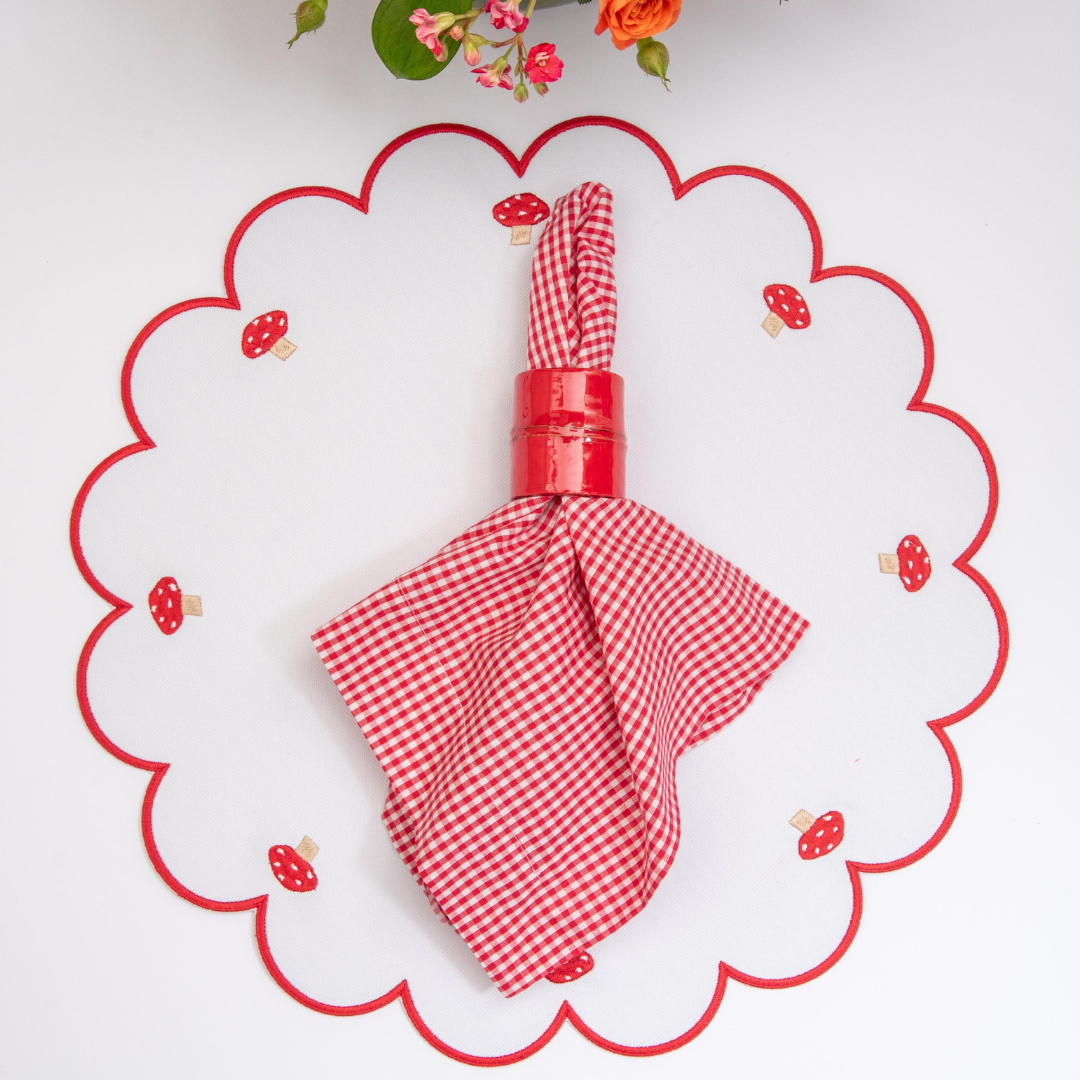 Mushroom Placemat - Tampa Home & Garden Store