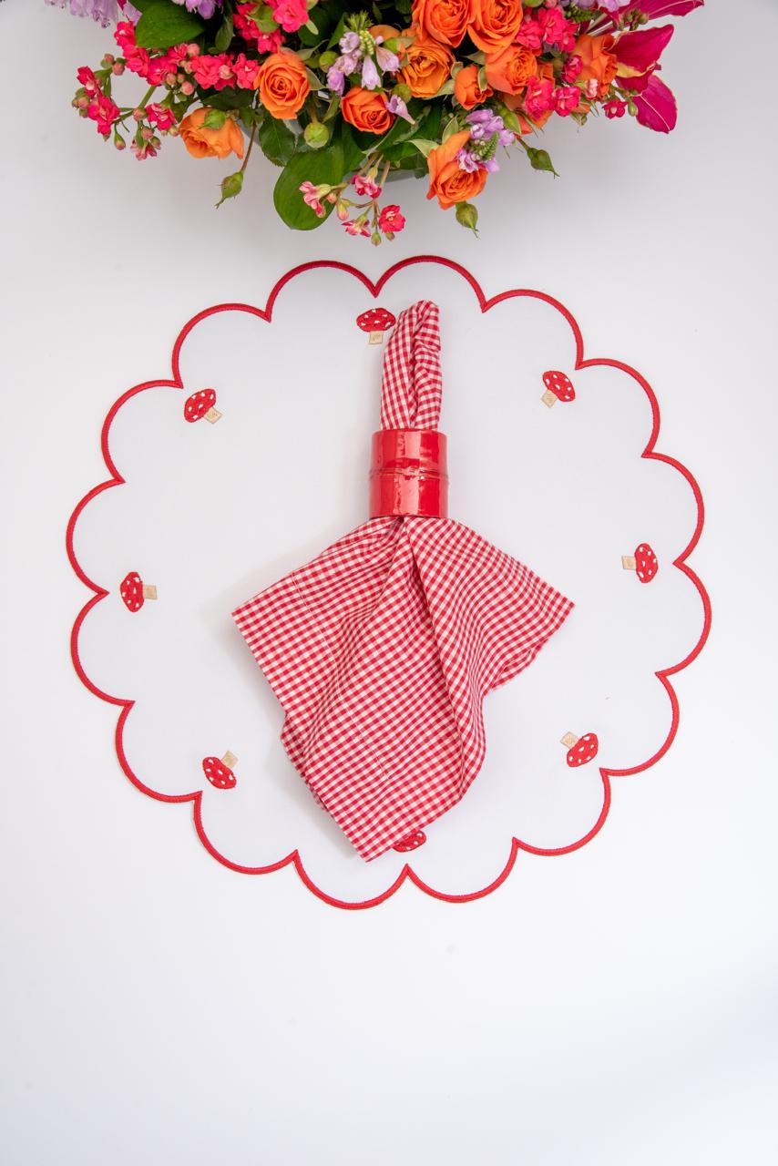 Mushroom Placemat - Tampa Home & Garden Store