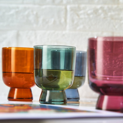 Tonal Lowball Cocktail Glassware Set of 4