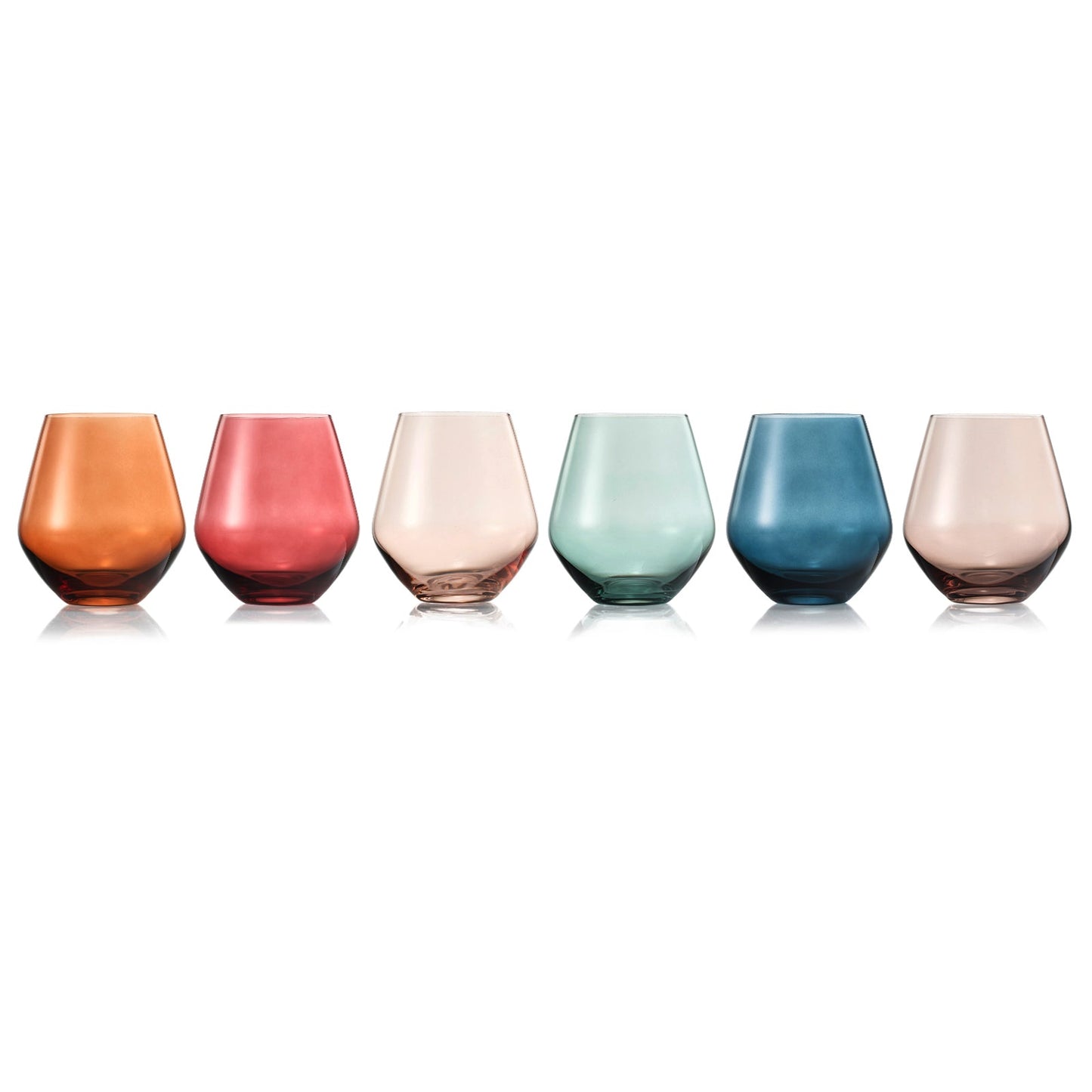 A Set of Tonal Stemless Wine Glasses 16 Ounce