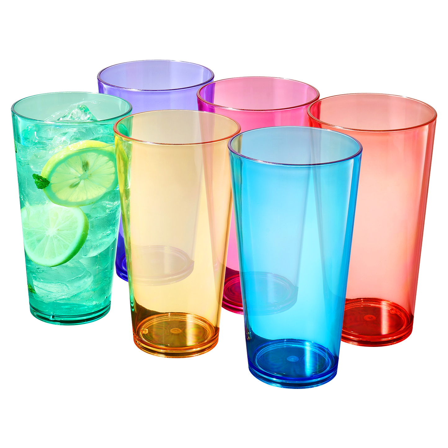 Madrid Acrylic Highball And Tumbler Set Of Six