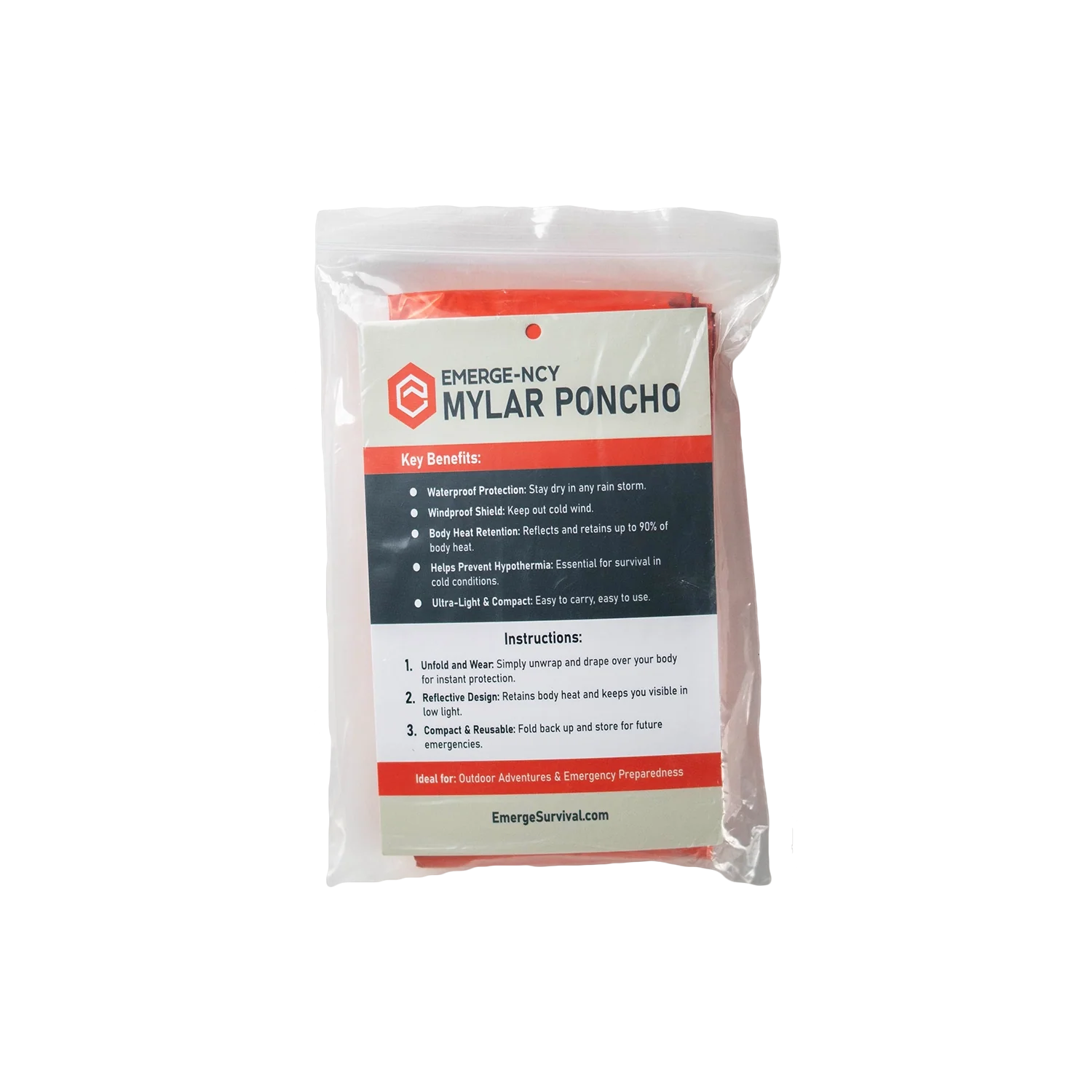 Mylar Poncho - Tampa Home & Garden Store