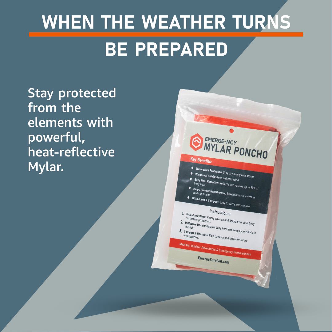 Mylar Poncho - Tampa Home & Garden Store