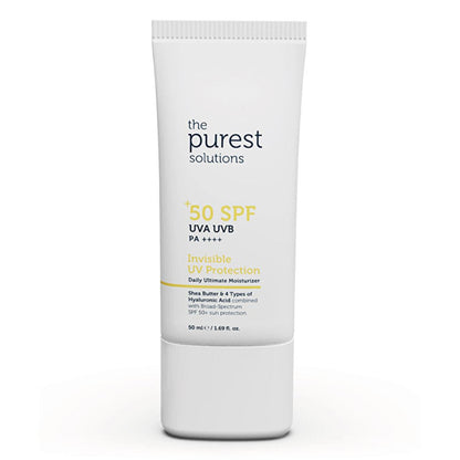 Face cream The Purest Solutions UV Protective Moisturizer SPF 50+ tube white Beauty Care Bag on Tampa Home & Garden Store