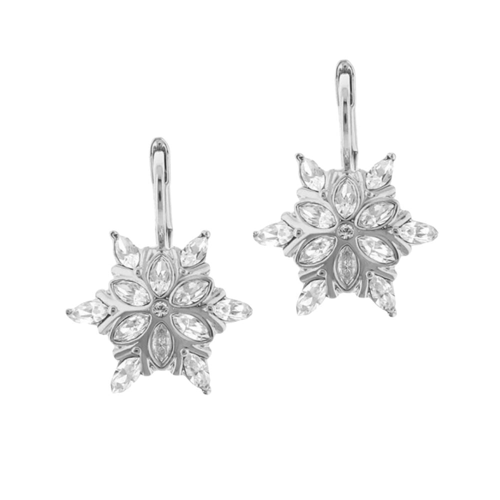 The Golden Favorites Earrings pair silver-tone crystal starburst by Lauren G Adams on Tampa Home & Garden Store
