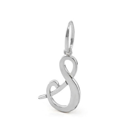 Lolo Initial Pendant Script Letter silver pendant by Lauren G Adams, Charms & Pendants on Tampa Home & Garden Store