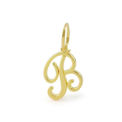 Lolo initial script letter B pendant gold by Lauren G Adams on Tampa Home & Garden Store