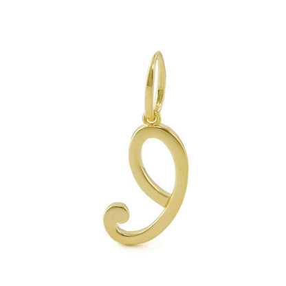 Gold-tone Lolo Initial Pendant script charm by Lauren G Adams, Charms & Pendants on Tampa Home & Garden Store