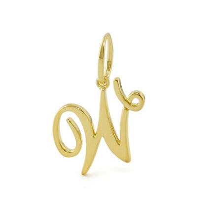 Lolo Initial Pendant N Script Letter charm in gold by Lauren G Adams on Tampa Home & Garden Store