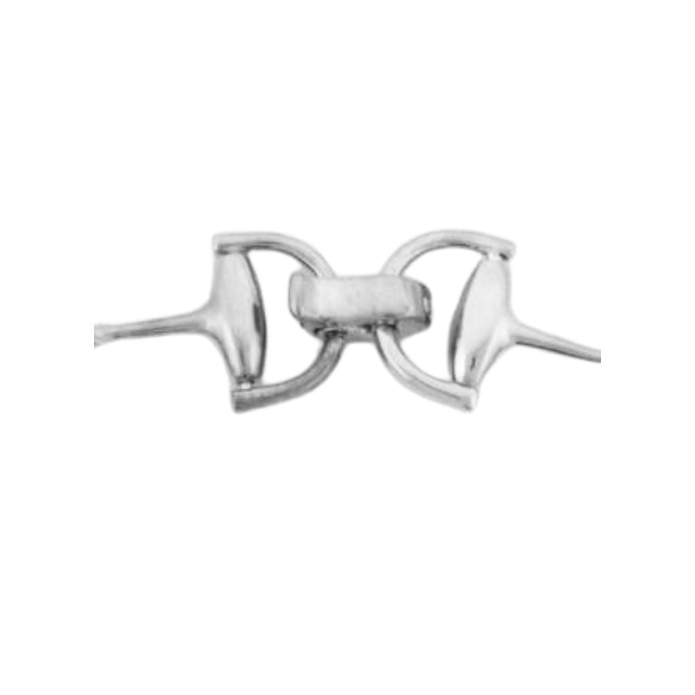 Equestrian Stirrup Anklet silver-tone chain with stirrup charm on Tampa Home & Garden Store